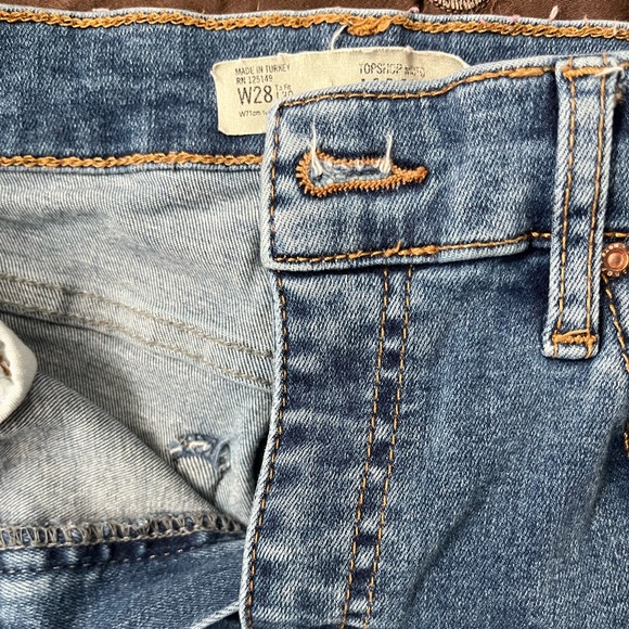 CROPPED Jeans - Embroidered - Picture 2 of 3